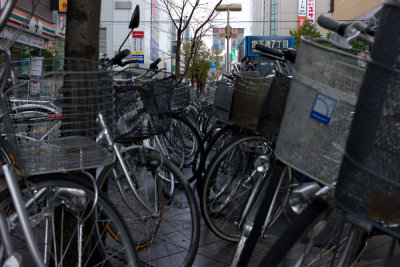 Bicycles at Kaimono Koen