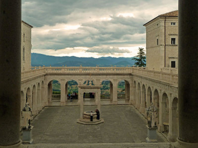 Inside the Monastery.