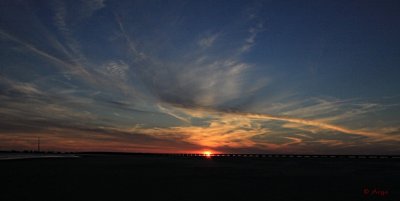 San Lius Pass Bridge at Sundown