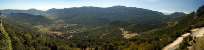 Valle du fort de Peyrepertuse