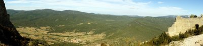 Autre valle vue du fort de Peyrepertuse