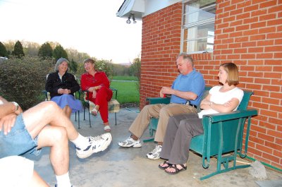 Porch-time at Mom's