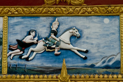 Temple carving