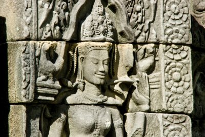 Temple carving
