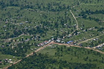 Countryside below Preah Vihear on the Thai Cambodia border