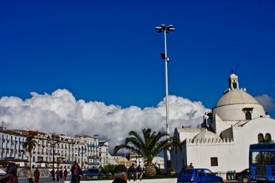 Mosque, cloud