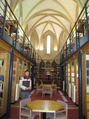 Hart Feuer at St. Antony's Library