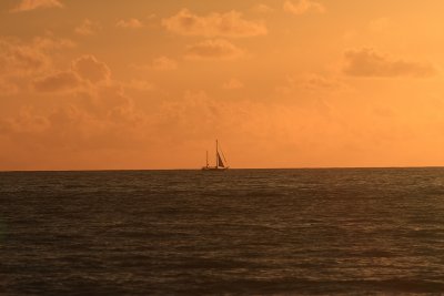 Boat on Horizon