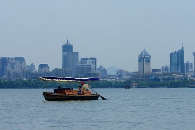 Boat in Xihu, Hangzhou