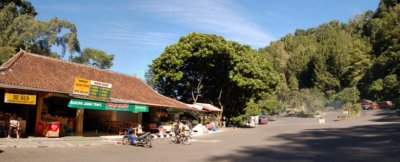 Kaliurang located at south face of Mt Merapi (Java, Indonesia)