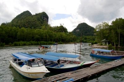 Kilim Geoforest Park Boat Pier