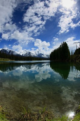 Johnson Lake Fisheye View