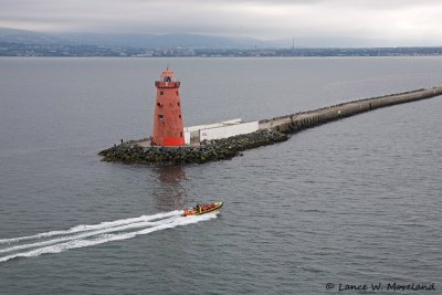Poolbeg Light House at Dublin Port