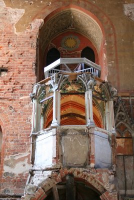 Pulpit in the church of the Most Holy Virgin Mary