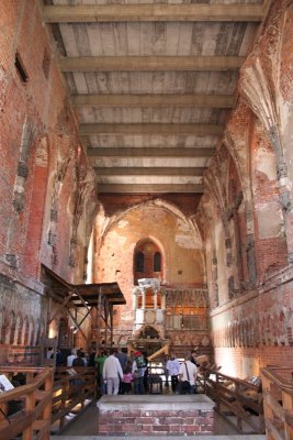 The present interior of the church of the Most Holy Virgin Mary
