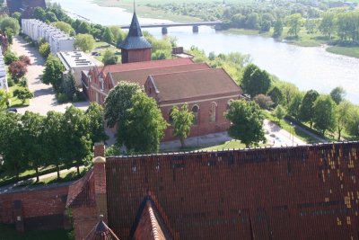 Nogat River from a bird's - eye
