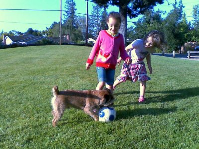 Soccer With Little Girls