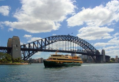 A Manly Ferry returning
