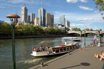 The River Yarra from the south bank