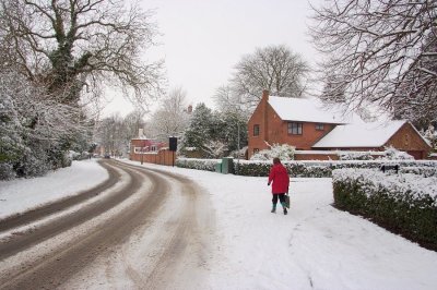 Rugby Snow Scenes 2009