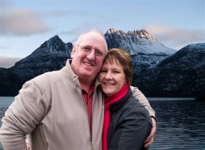 Maurice and Jo at Cradle Mountain