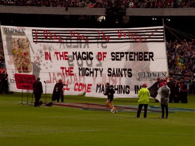 The mighty Saints