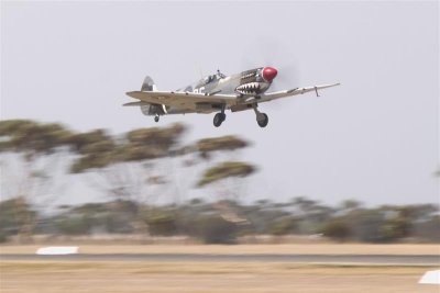 Supermarine Spitfire Mk VIII taking off