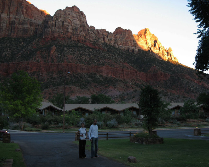 zion sunset