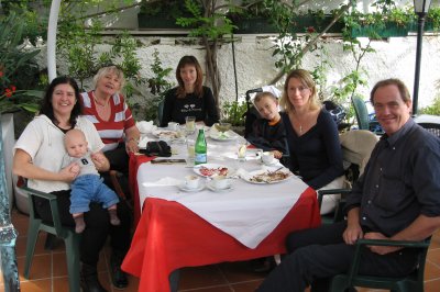 family lunch in Nerja, Oct 08