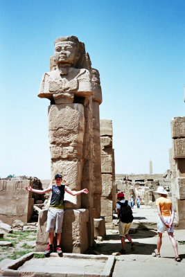 Alex at Karnak Temple