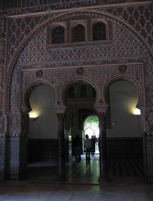 Inside the Alcazar
