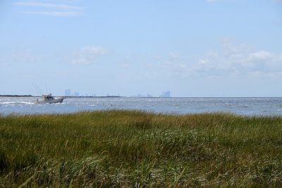 Atlantic City in the distance