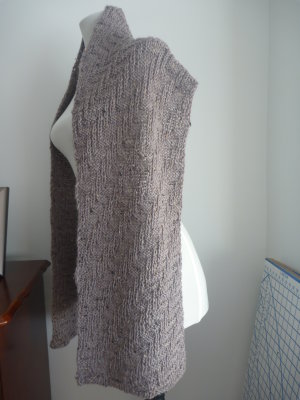#172 Man's wool tweed scarf