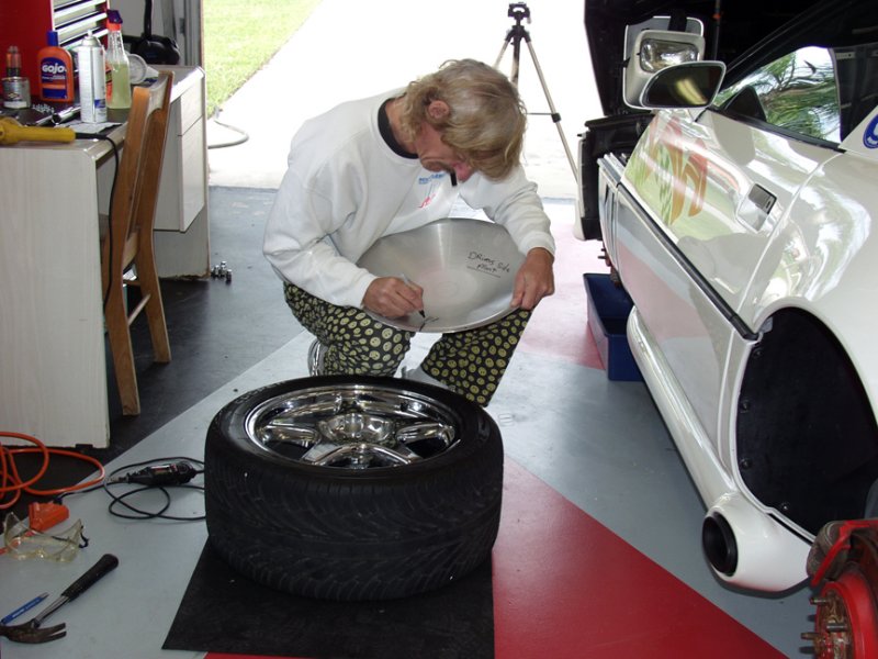 Marking The Valve Stem Position And The Tire/Wheel Combination This Disc Will Be Installed On