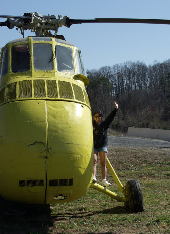 An Old Sikorsky (S-55 ?) At The Great Smoky Mountain Flea Market