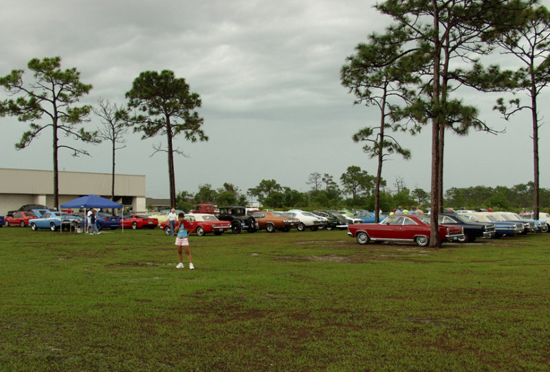 Only About 100 Cars Were In Attendence, The Rain Scared Many Off.