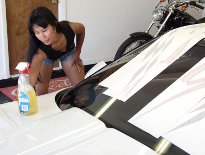 Removing Wax Before Installation Of Graphics