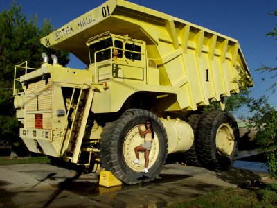 This Is In Boron, CA...On 20 Mule Team Road. No Keys In The Truck Either.