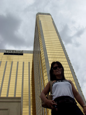 We Had About A 3 Block Walk To The Strip