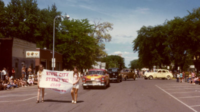 A Parade Somewhere That Our Street Rod Club Attended.