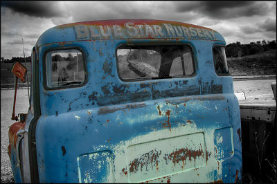 HDR of old truck in Nicholas County