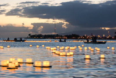 Lanterns at Dusk