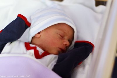 Robert's first day on earth