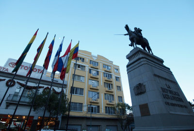 Homenaje a Bolivar , La Paz.