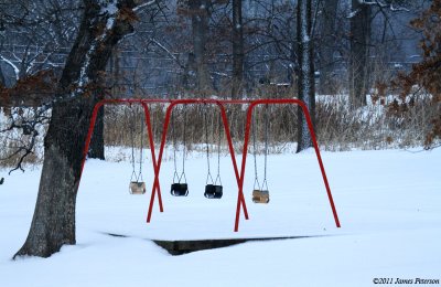 Swingset in Snow (11903)
