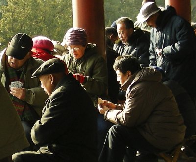 playing cards in 9 below zero Beijing China.jpg