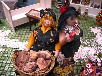 Il mercato paesano di CaseinminiaturaArtista: Maura Mazzola .. C2169