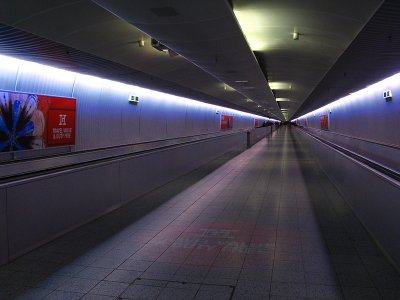 Airport corridor .. B0675