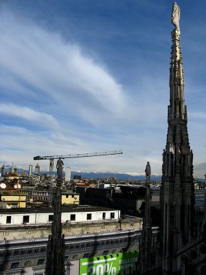 Spires overlooking the city .. B0806