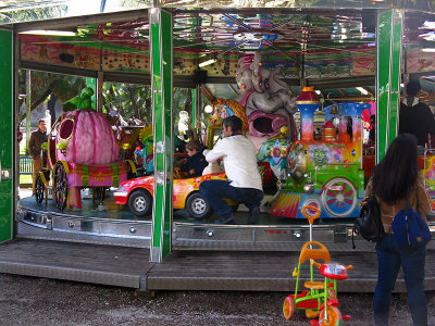Borghese Gardens: Children's Carousel .. R9454